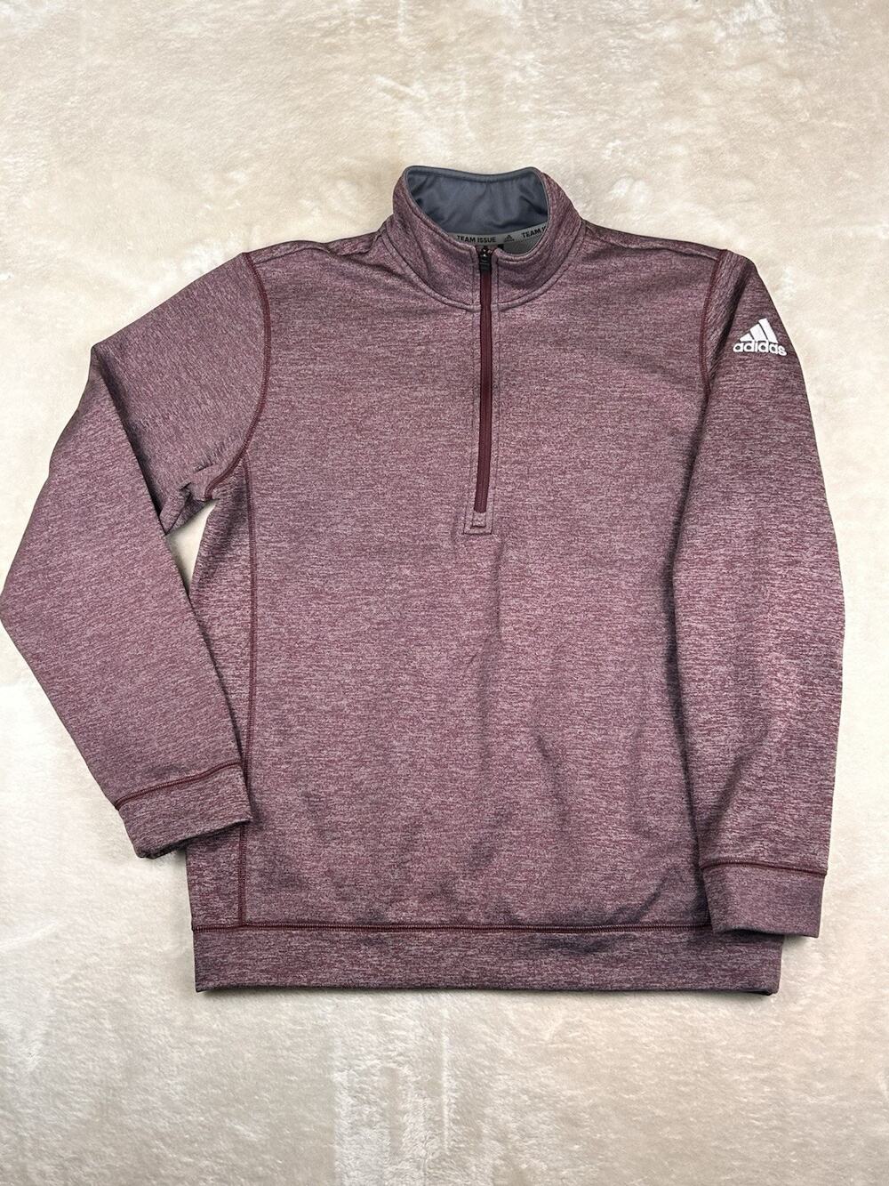 Adidas Team Climawarm 1/4 Zip Jacket Men’s Size L Long Sleeve Pullover Golf